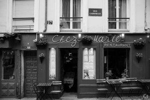 A cafe in Montmartre
