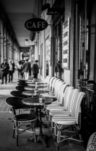 A cafe in Rue de Rivoli