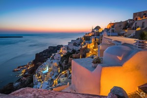 Blue Hour in Oia