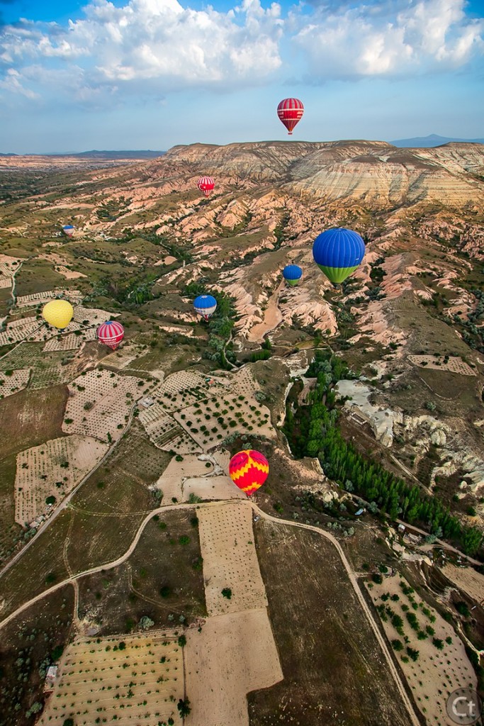Hot air balloon ride in Cappadocia