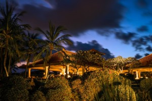 Lobby at dusk